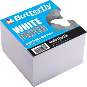 refill desk cube paper white 100 x 100