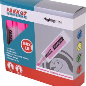 marker fluorescent stabilo pink 10/box